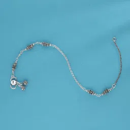 silvostyle by png Girls Sterling Silver Brume Anklet image 3