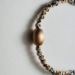 arte Women Sterling Silver Rose Gold-Plated Link Bracelet image 3
