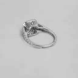 zavya Women Sterling Silver Stone-Studded Ring image 3