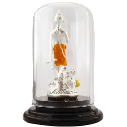 silverspot jewel Pure Silver Swami Narayanan Idol image 3