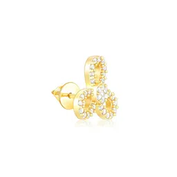 giva Women Golden Trifecta Earrings image 3