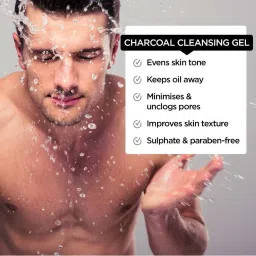 the man company Charcoal Cleansing Gel Pepper & Bergamot image 3