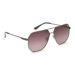 idee Men UV-Protected Hexagonal Sunglasses-IDS2919C2PSG image 3