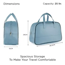 nautica Croc-Embossed Dual Handled Duffle Bag image 3