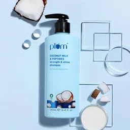 plum Coconut Milk & Peptides Strength & Shine Shampoo image 3