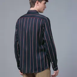 buda jeans co Men Stripes Slim Fit Shirt image 3