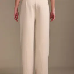 Shein Full Length Fixed Waist Single-Pleated Pants image 3