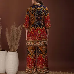 berrylicious Floral and Geometrical Printed Rayon 2-Piece Sets image 3