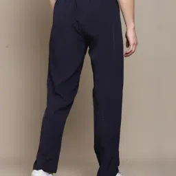 Shein Elasticated Drawstring Waist Track Pant With Zipper Pockets image 3