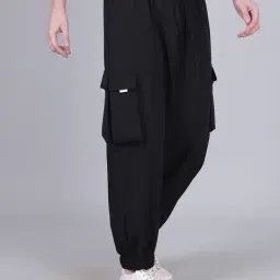 Shein Full Length Parachute Pant with Flap Pockets image 3