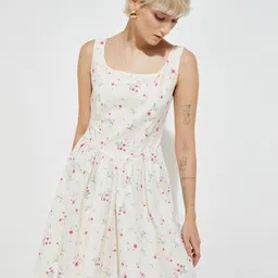 max Women Floral Print A-line Dress image 3