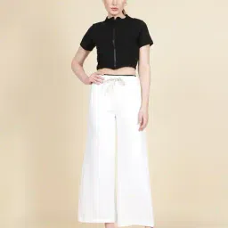 Shein Activewear Short Sleeves Front Zip Panelled Fitted Top image 3