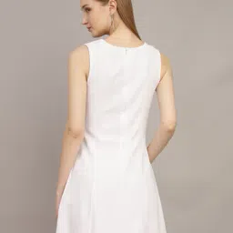 Shein Square Neck Sleeveless Panelled A-Line Mini Dress image 3