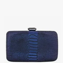 lino perros Women Croc-Embossed Box Clutch with Chain Strap image 3