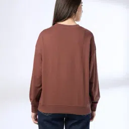 dnmx Women Graphic Print Regular Fit Sweatshirt image 3