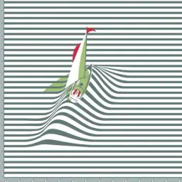 jaipur fabric 254 TC Striped King Bedsheet with Pillow Covers image 3