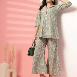 indibelle Paisley Print Tunic & Palazzos Co-Ord Set image 3