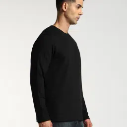 altheory by azorte Relaxed Fit T-Shirt with Jacquard Neck Rib image 3