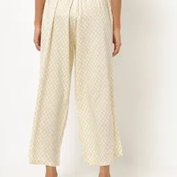 first class Printed Palazzos with Semi-Elasticated Waist image 3