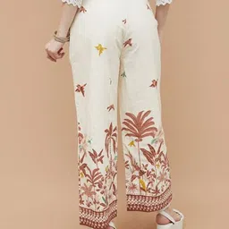 colour me Women Flat-Front Straight Fit Pants image 3