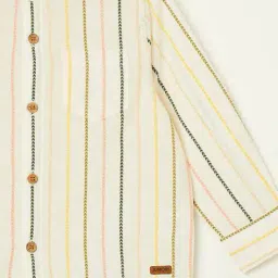 juniors by lifestyle Boys Striped Regular Fit Shirt image 3