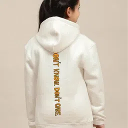 kidsville Girls Graphic Hoodie image 3
