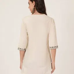 nyrika Women Embroidered A-Line Kurta  image 3