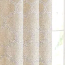 saral home Cotton Long Door Room Darkening Curtain 2P image 3