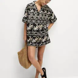 marks & spencer Women Floral Print Regular Fit Shirt image 3