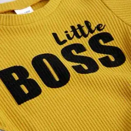 hopscotch Typographic Print Round-Neck Bodysuit image 3