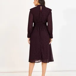 styli Women Western Wear Polka-dot A-line Dress image 3