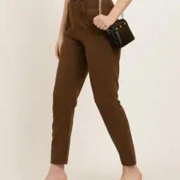 Shein High Rise Slim Fit Pleated Pants With Pockets-picture-25