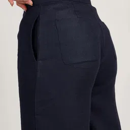 creatures of habit Women Linen Wide Leg Pants image 4