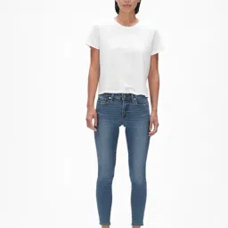 gap Women Mid-Wash Skinny Fit Jeans image 4
