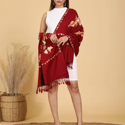swi stylish Kashmiri Embroidered Stole image 4