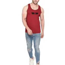 polo plus Typographic Print Sleeveless Vest image 4