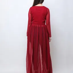 cation Front Slit Round-Neck Tunic image 4