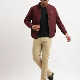 showoff Men Slim Fit Bomber Jacket image 4