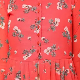 cation Floral Print Tunic with Slit image 4