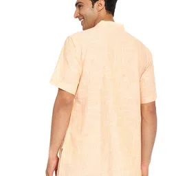 fabindia Short Kurta with Band Collar image 4