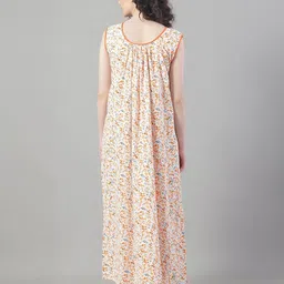 shararat Floral Print Round-Neck Nightie image 4