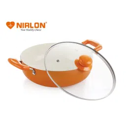 nirlon Non-Stick Induction Based Kadhai with Lid image 4