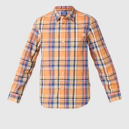 jack & jones Boy Regular Fit Checked Spread-Collar Shirt image 4