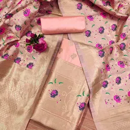 griva designer Women Floral Unstitched Dress Material image 1