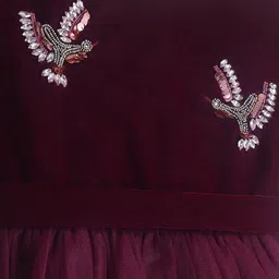 cherry crumble by nitt hyman Embellished Fit & Flare Dress image 4