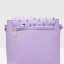 caprese Women Floral Print Sling Bag with Snap-Button Closure image 4