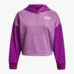 under armour Women Typographic Print Regular Fit Hooded Sweatshirt image 4