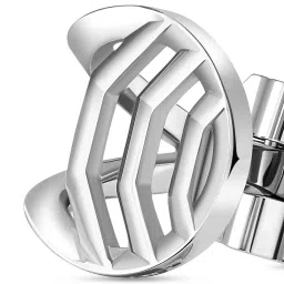 mclaren Men Silver-Plated Cufflinks image 4