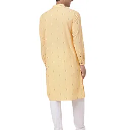 fabindia Printed Slim Fit Long Kurta image 4
