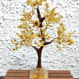 muren Aventurine Quartz Crystal Tree Pyramid Base Showpiece image 4